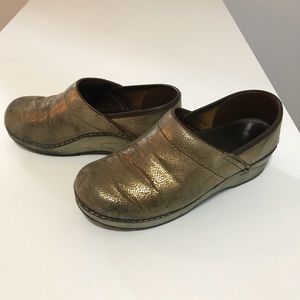 Gold leather - Sanita clogs